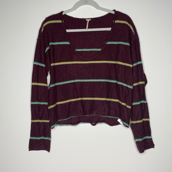 Free People Cropped Sweater Sz Small - Picture 1 of 4